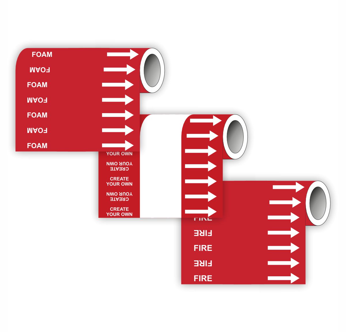 Fire Pipe Banding - Red 04-E-53
