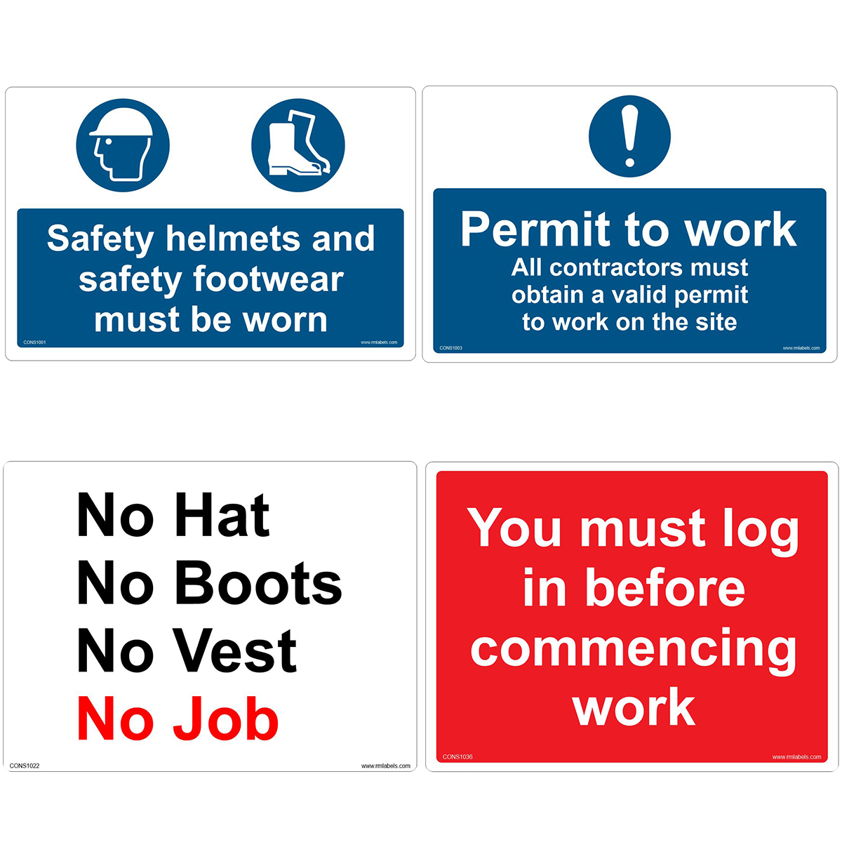 Instruction Signs