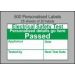 Personalised Electrical Safety PAT Test Passed Labels