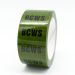 BCWS Pipe Identification Tape for Boosted Cold Water Supply / Service - Green 12-D-45 - R M Labels - ID144T50G