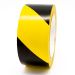 Black and Yellow Striped Floor Marking Tape - R M Labels - FMT001YB50