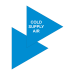 Cold Supply Air Self-adhesive Vinyl Ductwork Triangles