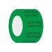 Central Heating self-adhesive Pipework ID Tape - 50mm wide x 33 metres - Green BS 12-D-45 - Internal Grade