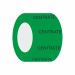 Centrate self-adhesive Pipework ID Tape - 50mm wide x 33 metres - Green BS 12-D-45 - Internal Grade