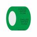 Chilled Water Flow self-adhesive Pipework ID Tape - 50mm wide x 33 metres - Green BS 12-D-45 - Internal Grade