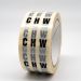CHW Pipe ID Tape 50mm x 33M self-adhesive, black text on white