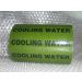 Cooling Water Pipe Identification Tape 150mm - Green 12-D-45 - R M Labels - ID471T150G6