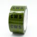 CWS Pipe Identification Tape for Cold Water Supply / Service - Green 12-D-45 - R M Labels - ID151T50G
