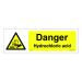 Danger Hydrochloric Acid Sign