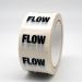 Flow Pipe Identification Tape - White - R M Labels - ID101T50W 