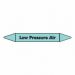 Low Pressure Air Pipe Marker self adhesive vinyl code PMCa13a