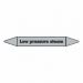 Low Pressure Steam Pipe Marker self adhesive vinyl code PMS06a