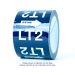 LT2 Stub + Arrows Pipe ID Tape 75mm x 33 metres - Blue & White - Internal Grade