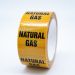 Natural Gas Pipe Identification Tape - R M Labels -  ID134T50YO