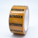 Nitrogen Pipe Identification Tape - R M Labels - ID125T50YO