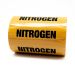 Nitrogen Pipe Identification Tape 150mm - Yellow Ochre 08-C-35 - R M Labels - ID481T150YO