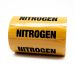 Nitrogen Pipe Identification Tape 150mm - Yellow Ochre 08-C-35 - R M Labels - ID481T150YO