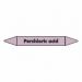 Perchloric Acid Pipe Marker self adhesive vinyl code PMAc47a