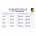 Personalised Boiler Service & Efficency Test Label GAS28P