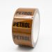 Petrol Pipe Identification Tape - Brown 06-C-39 - R M Labels - ID186T50B