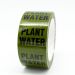 Plant Water Pipe Identification Tape - Green 12-D-45 - R M Labels - ID246T50G