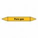 Pure Gas Pipe Marker self adhesive vinyl code PMG64a