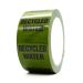 Recycled Water Pipe Identification Tape - Green 12-D-45 - R M Labels - ID305T50G