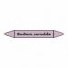 Sodium Peroxide Pipe Marker self adhesive vinyl code PMAc62a
