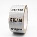 Steam Pipe Identification Tape - Silver Grey 10-A-03 - R M Labels - ID191T50SG