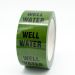 Well Water Pipe Identification Tape - Green 12-D-45 - R M Labels - ID165T50G